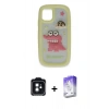 MARSİLYAN™- iPhone 11 Kılıf Akış Yansıma - Siyah Bilvis 5in1 3D Magic Cam Ekran Koruyucu + PVD Metal Kamera Lens - SH