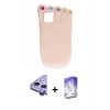 MARSİLYAN™- iPhone 11 Kılıf Akış Yansıma - Siyah Bilvis 5in1 3D Magic Cam Ekran Koruyucu + Raze Metal Kamera Lens - MR