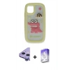 MARSİLYAN™- iPhone 11 Kılıf Akış Yansıma - Siyah Bilvis 5in1 3D Magic Cam Ekran Koruyucu + Raze Metal Kamera Lens - MR