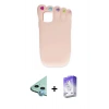 MARSİLYAN™- iPhone 11 Kılıf Akış Yansıma - Siyah Bilvis 5in1 3D Magic Cam Ekran Koruyucu + Raze Metal Kamera Lens - MI