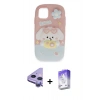 MARSİLYAN™- iPhone 11 Kılıf Akış Yansıma - Siyah Bilvis 5in1 3D Magic Cam Ekran Koruyucu + Raze Metal Kamera Lens - MR