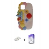MARSİLYAN™- iPhone 11 Kılıf Akış Yansıma - Siyah Bilvis 5in1 3D Magic Cam Ekran Koruyucu + Renkli Kamera Lens Koruma Cam - PE
