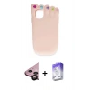MARSİLYAN™- iPhone 11 Kılıf Akış Yansıma - Siyah Bilvis 5in1 3D Magic Cam Ekran Koruyucu + Siyah Raze Metal Kamera Lens