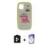 MARSİLYAN™- iPhone 11 Kılıf Akış Yansıma - Siyah Bilvis 5in1 3D Magic Cam Ekran Koruyucu + PVD Metal Kamera Lens - YL
