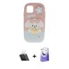 MARSİLYAN™- iPhone 11 Kılıf Akış Yansıma - Siyah Bilvis 5in1 5D Magic Hayalet Cam Ekran Koruyucu + Kamera Lens Koruma Cam - SF