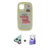 MARSİLYAN™- iPhone 11 Kılıf Akış Yansıma - Siyah Bilvis 5in1 5D Magic Hayalet Cam Ekran Koruyucu + Raze Metal Kamera Lens - KI