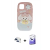 MARSİLYAN™- iPhone 11 Kılıf Akış Yansıma - Siyah Bilvis 5in1 5D Magic Hayalet Cam Ekran Koruyucu + Pers Alüminyum Kamera Lens - LT