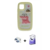 MARSİLYAN™- iPhone 11 Kılıf Akış Yansıma - Siyah Bilvis 5in1 5D Magic Hayalet Cam Ekran Koruyucu + Pers Alüminyum Kamera Lens - GI