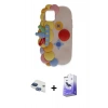 MARSİLYAN™- iPhone 11 Kılıf Akış Yansıma - Siyah Bilvis 5in1 5D Magic Hayalet Cam Ekran Koruyucu + Pers Alüminyum Kamera Lens - LT