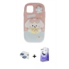 MARSİLYAN™- iPhone 11 Kılıf Akış Yansıma - Siyah Bilvis 5in1 5D Magic Hayalet Cam Ekran Koruyucu + Pers Alüminyum Kamera Lens - GI