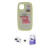MARSİLYAN™- iPhone 11 Kılıf Akış Yansıma - Siyah Bilvis 5in1 5D Magic Hayalet Cam Ekran Koruyucu + Pers Alüminyum Kamera Lens - LT