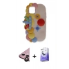 MARSİLYAN™- iPhone 11 Kılıf Akış Yansıma - Siyah Bilvis 5in1 5D Magic Hayalet Cam Ekran Koruyucu + Raze Metal Kamera Lens - SH
