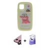 MARSİLYAN™- iPhone 11 Kılıf Akış Yansıma - Siyah Bilvis 5in1 5D Magic Hayalet Cam Ekran Koruyucu + Raze Metal Kamera Lens - SH