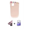 MARSİLYAN™- iPhone 11 Kılıf Akış Yansıma - Siyah Bilvis 5in1 5D Magic Hayalet Cam Ekran Koruyucu + Raze Metal Kamera Lens - SH