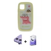 MARSİLYAN™- iPhone 11 Kılıf Akış Yansıma - Siyah Bilvis 5in1 5D Magic Hayalet Cam Ekran Koruyucu + Raze Metal Kamera Lens - MR