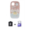 MARSİLYAN™- iPhone 11 Kılıf Akış Yansıma - Siyah Bilvis 5in1 5D Magic Hayalet Cam Ekran Koruyucu + PVD Metal Kamera Lens - SH