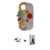 MARSİLYAN™- iPhone 11 Kılıf Akış Yansıma - Siyah Bilvis Hayalet Cam Ekran Koruyucu + Pers Alüminyum Kamera Lens - LT
