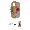MARSİLYAN™- iPhone 11 Kılıf Akış Yansıma - Siyah Bilvis Hayalet Cam Ekran Koruyucu + Renkli Kamera Lens Koruma Cam - SI