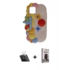 MARSİLYAN™- iPhone 11 Kılıf Akış Yansıma - Siyah Bilvis Hayalet Cam Ekran Koruyucu + Şeffaf Kamera Lens Koruma Cam