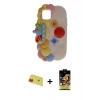 MARSİLYAN™- iPhone 11 Kılıf Akış Yansıma - Siyah Buffer Cam Ekran Koruyucu + Rainbow Kamera Lens Koruma Cam - KI