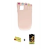 MARSİLYAN™- iPhone 11 Kılıf Akış Yansıma - Siyah Buffer Cam Ekran Koruyucu + Rainbow Kamera Lens Koruma Cam - KI