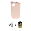 MARSİLYAN™- iPhone 11 Kılıf Akış Yansıma - Siyah Buffer Cam Ekran Koruyucu + Raze Metal Kamera Lens - GS