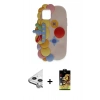 MARSİLYAN™- iPhone 11 Kılıf Akış Yansıma - Siyah Buffer Cam Ekran Koruyucu + Raze Metal Kamera Lens - GS