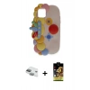MARSİLYAN™- iPhone 11 Kılıf Akış Yansıma - Siyah Buffer Cam Ekran Koruyucu + Pers Alüminyum Kamera Lens - YL