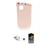 MARSİLYAN™- iPhone 11 Kılıf Akış Yansıma - Siyah Buffer Hayalet Cam Ekran Koruyucu + Gold Pers Alüminyum Kamera Lens