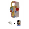 MARSİLYAN™- iPhone 11 Kılıf Akış Yansıma - Siyah Buffer Hayalet Cam Ekran Koruyucu + Gold Pers Alüminyum Kamera Lens
