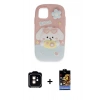 MARSİLYAN™- iPhone 11 Kılıf Akış Yansıma - Siyah Buffer Hayalet Cam Ekran Koruyucu + PVD Metal Kamera Lens - TU