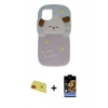MARSİLYAN™- iPhone 11 Kılıf Akış Yansıma - Siyah Buffer Hayalet Cam Ekran Koruyucu + Rainbow Kamera Lens Koruma Cam - KI