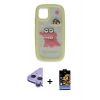MARSİLYAN™- iPhone 11 Kılıf Akış Yansıma - Siyah Buffer Hayalet Cam Ekran Koruyucu + Raze Metal Kamera Lens - MR