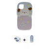 MARSİLYAN™- iPhone 11 Kılıf Akış Yansıma - Siyah Joko Magic 5D Cam + Pers Alüminyum Kamera Lens - GI