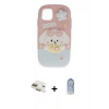 MARSİLYAN™- iPhone 11 Kılıf Akış Yansıma - Siyah Joko Magic 5D Cam + Pers Alüminyum Kamera Lens - GD