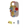 MARSİLYAN™- iPhone 11 Kılıf Akış Yansıma - Siyah Joko Magic 5D Cam + Kırmızı Rainbow Kamera Lens Koruma Cam