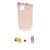 MARSİLYAN™- iPhone 11 Kılıf Akış Yansıma - Siyah Joko Magic 5D Cam + Kırmızı Rainbow Kamera Lens Koruma Cam