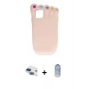 MARSİLYAN™- iPhone 11 Kılıf Akış Yansıma - Siyah Joko Magic 5D Cam + Lacivert Pers Alüminyum Kamera Lens