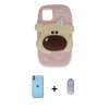 MARSİLYAN™- iPhone 11 Kılıf Akış Yansıma - Siyah Joko Magic 5D Cam + Neon Fosforlu Kamera Lens - TU
