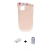 MARSİLYAN™- iPhone 11 Kılıf Akış Yansıma - Siyah Joko Magic 5D Cam + Renkli Kamera Lens Koruma Cam - PE