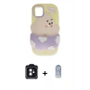 MARSİLYAN™- iPhone 11 Kılıf Akış Yansıma - Siyah Joko Magic 5D Cam + PVD Metal Kamera Lens - SH