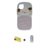 MARSİLYAN™- iPhone 11 Kılıf Akış Yansıma - Siyah Joko Magic 5D Cam + Rainbow Kamera Lens Koruma Cam - KI