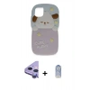 MARSİLYAN™- iPhone 11 Kılıf Akış Yansıma - Siyah Joko Magic 5D Cam + Raze Metal Kamera Lens - MR