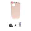 MARSİLYAN™- iPhone 11 Kılıf Akış Yansıma - Siyah Joko Magic 5D Cam + Kamera Lens Koruma Cam - SF