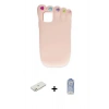 MARSİLYAN™- iPhone 11 Kılıf Akış Yansıma - Siyah Joko Magic 5D Cam + Renkli Kamera Lens Koruma Cam - TU