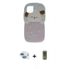 MARSİLYAN™- iPhone 11 Kılıf Akış Yansıma - Siyah Joko Magic 5D Hayalet Cam + Pers Alüminyum Kamera Lens - GI
