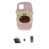 MARSİLYAN™- iPhone 11 Kılıf Akış Yansıma - Siyah Joko Magic 5D Hayalet Cam + Kamera Lens Koruma Cam - SF