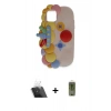 MARSİLYAN™- iPhone 11 Kılıf Akış Yansıma - Siyah Joko Magic 5D Hayalet Cam + Kamera Lens Koruma Cam - SF