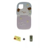 MARSİLYAN™- iPhone 11 Kılıf Akış Yansıma - Siyah Joko Magic 5D Hayalet Cam + Kırmızı Rainbow Kamera Lens Koruma Cam