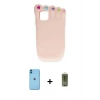 MARSİLYAN™- iPhone 11 Kılıf Akış Yansıma - Siyah Joko Magic 5D Hayalet Cam + Neon Fosforlu Kamera Lens - MI